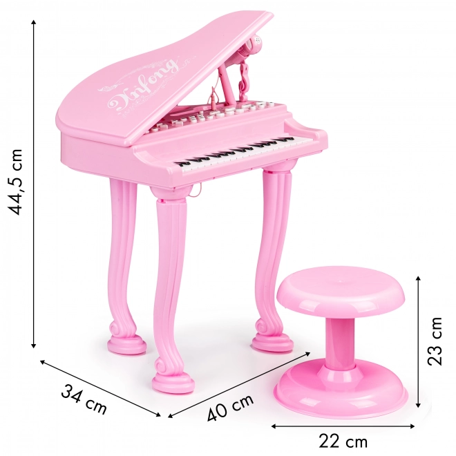 Klavnogi klavir s mikrofonom mp3