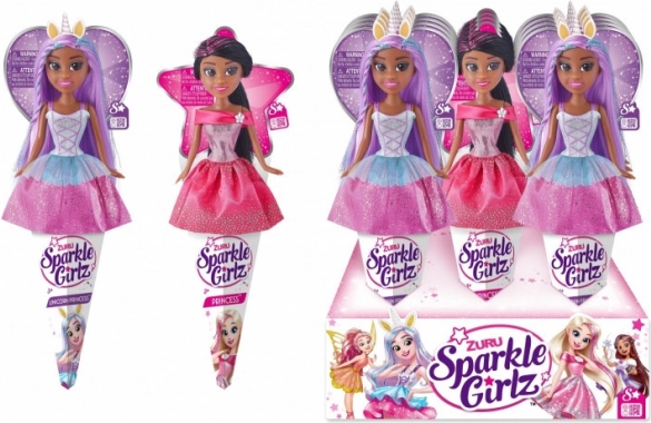 Punčka 26 cm Princesa in Samorog