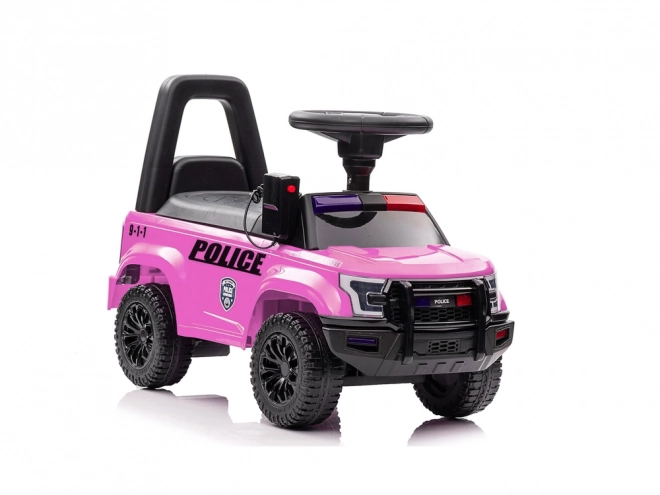 Otroški poganjalec Policija roza