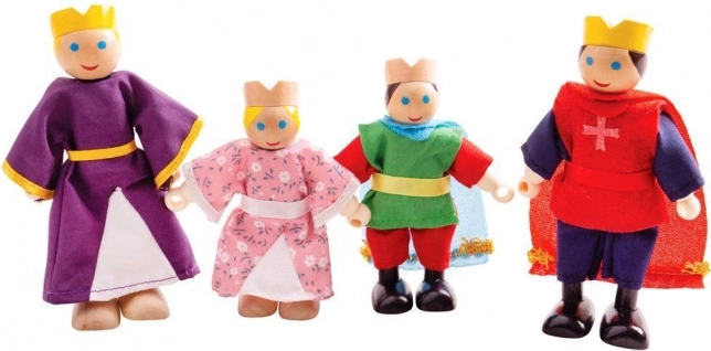 Bigjigs Toys lesene figurice kraljeva družina