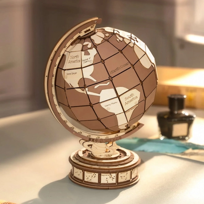 3D lesena sestavljanka Rolife Globus