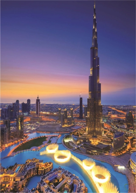 Educa puzzle čar Arabije: Burj Khalifa, Združeni arabski emirati 1000 koščkov