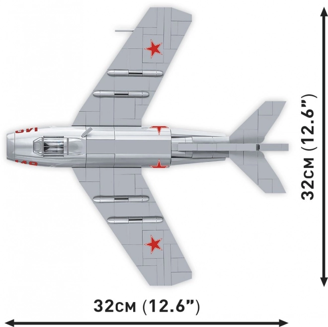COBI 2416 Korejska vojna MIG-15 FAGOT, 1:32, 504 k, 1 f