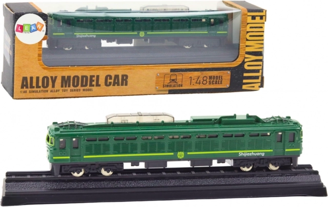 Kolekcionarski kovinski model vlaka 1:48 zelen