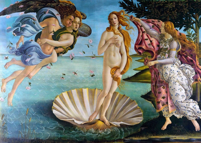 Sestavljanka Sandro Botticelli Rojstvo Venere 1000 kosov