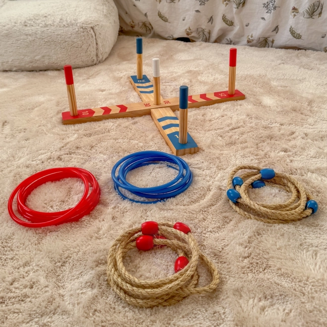 Lesena igra Ring Cross od Tooky Toy