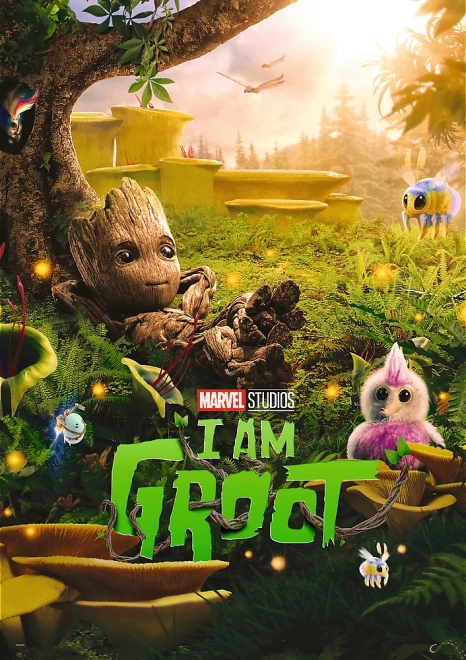 Sestavljanka Marvel: Jaz sem Groot 1000 kosov