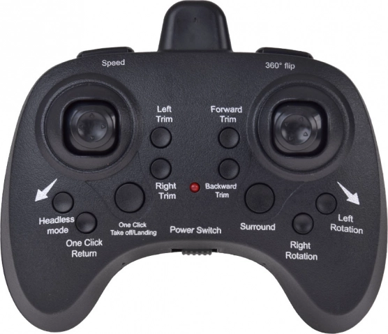 Daljinsko vodeni dron Quadcopter z LED diodami