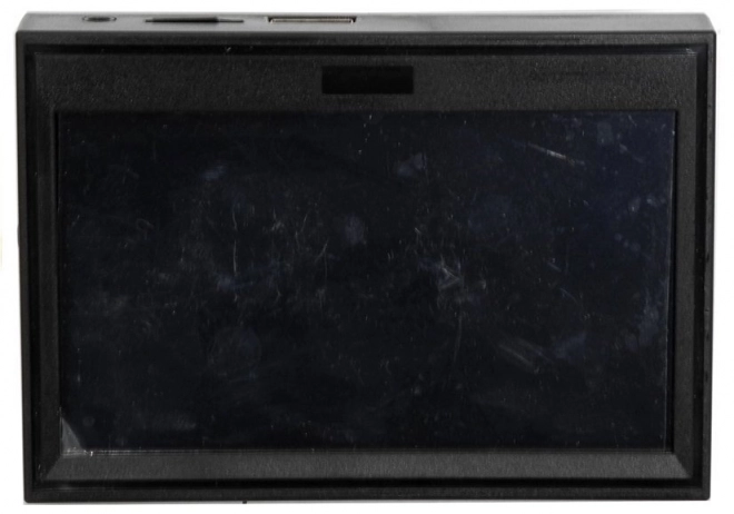 LCD glasbeni panel za avto na akumulator