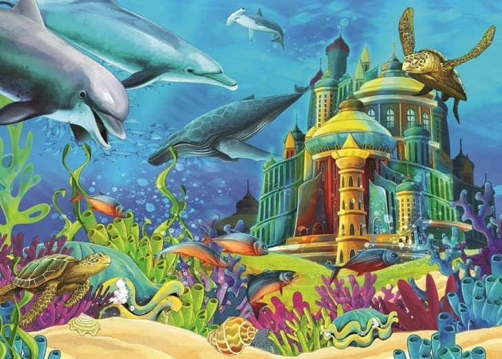 Sestavljanka Podvodni grad 150 koščkov ART PUZZLE