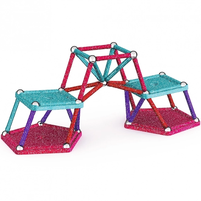 Magnetna sestavljanka GEOMAG Glitter 60 kosov