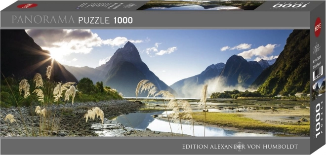 HEYE Panoramski puzzle Milford Sound, Nova Zelandija 1000 kosov