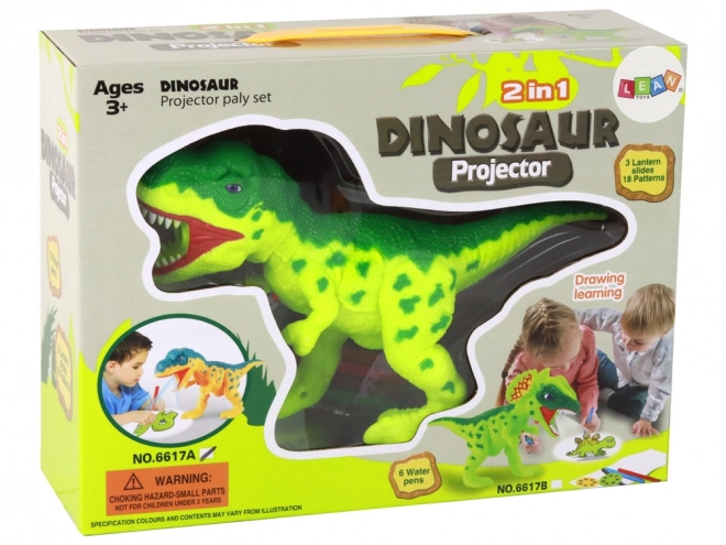 Projektor Dinozaur s Pisali za Risanje