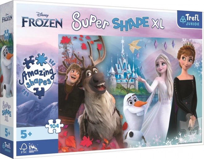 Puzzle XL Super Shape z Ano in Elso - Ledeno Kraljestvo