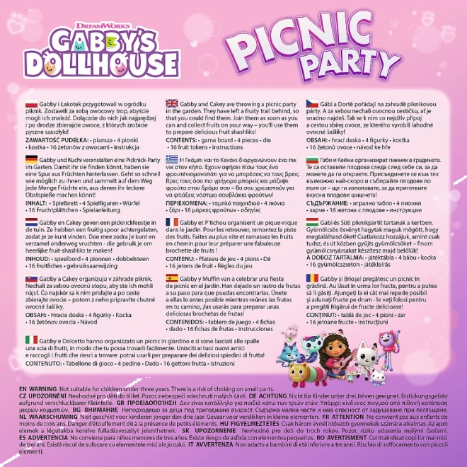 TREFL Igra Gabin čarobni dom: Piknik Zabava