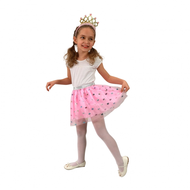 Otroški kostum tutu krilo princesa z naglavnim trakom