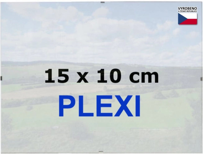 Okvir Euroclip 15 × 10 cm iz pleksi stekla