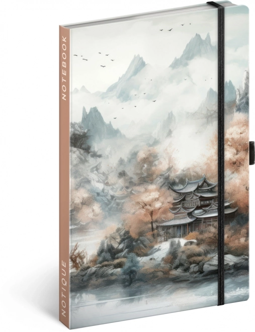 NOTIQUE Beležnica Japonska, črtasta, 13 x 21 cm