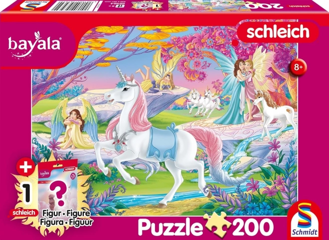 Sestavljanka bayala: čarobni vilini 200 koščkov s figurico Schleich