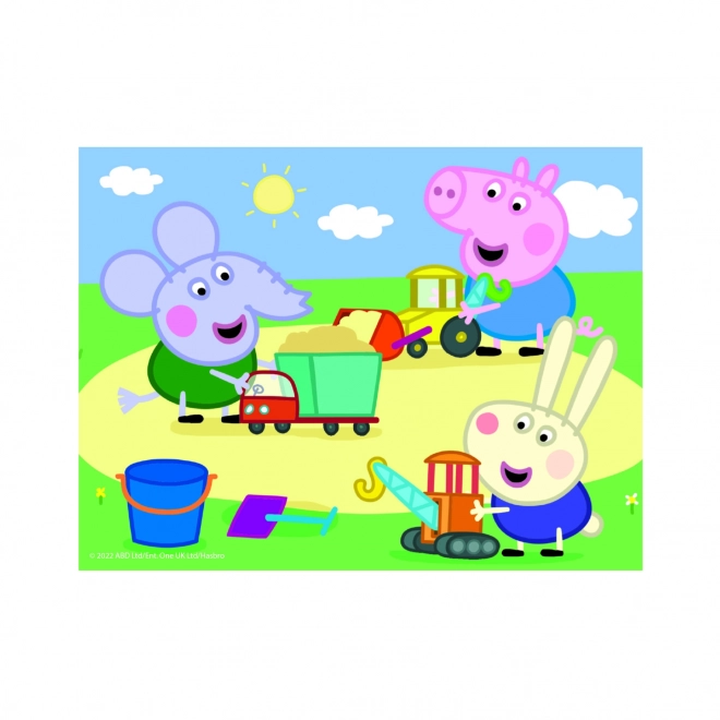 PEPPA PIG 12 Lesene licencirane kocke