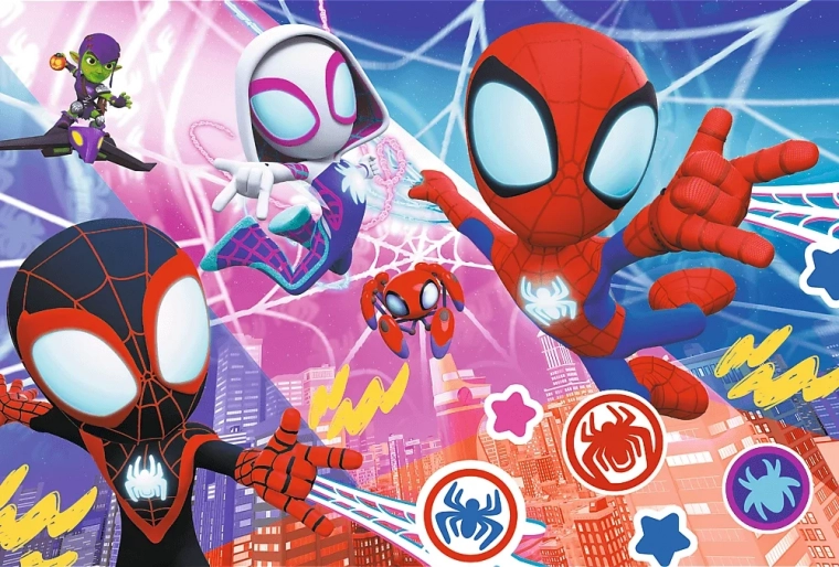 Sestavljanka Spidey: junaške dogodivščine 60 koščkov
