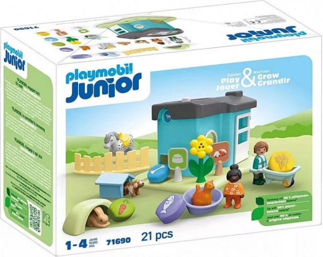 Komplet figuric Junior 71690 hotel za živali z dozirnikom hrane