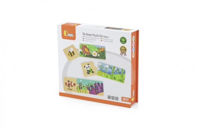 Puzzle Živalice Logična Zabava VIGA