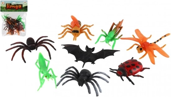 Set plastičnih žuželk 8 kosov (7–12 cm) v vrečki