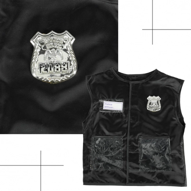 Otroški karnevalski kostum policista 3-8 let
