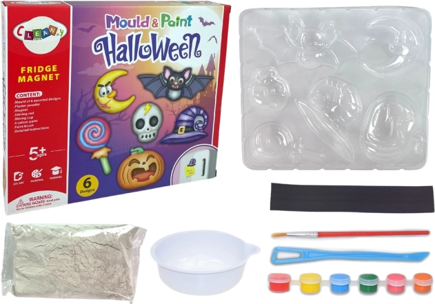 Komplet za izdelavo halloweenskih magnetov za ustvarjalce