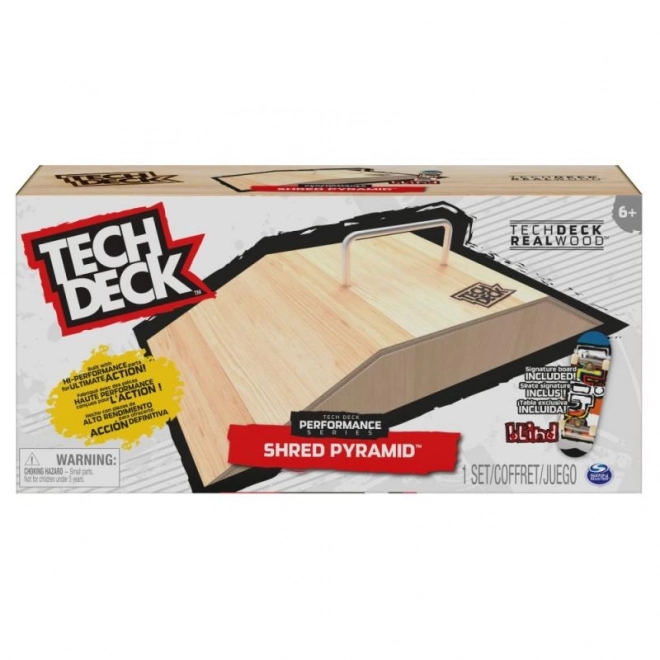 Tech Deck - lesena rampa
