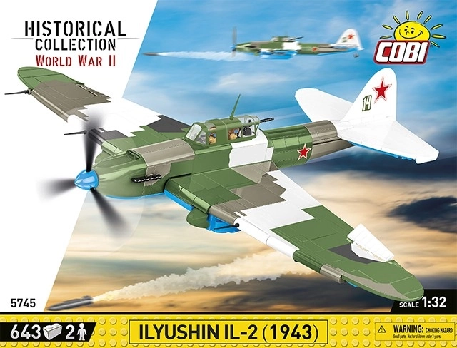 Zgradbeni Set Zgodovinska Kolekcija WWII Ilyushin Il-2 1943
