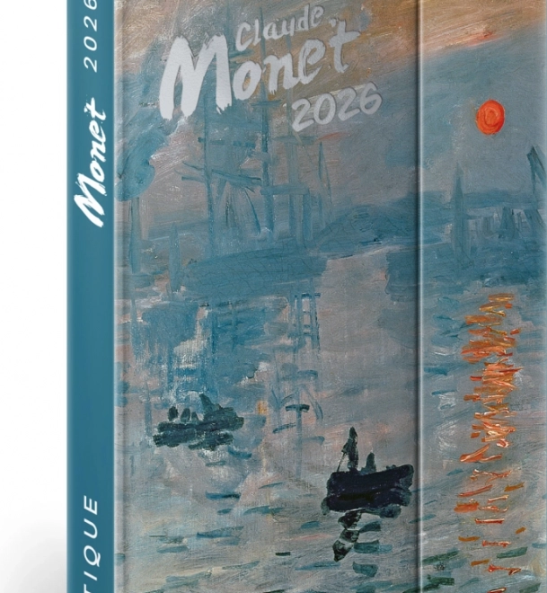 Tedenski magnetni dnevnik Claude Monet 2026, 11 x 16 cm