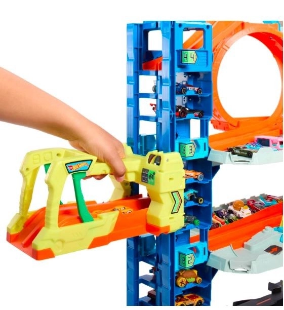 Mega garaža z zmajevim napadom Hot Wheels City