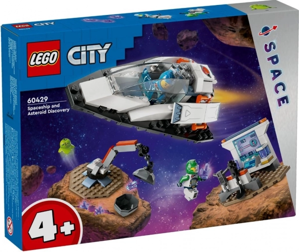 LEGO City 60429 Vesoljska ladja in odkritje asteroida