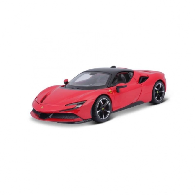 Model avtomobila Ferrari SF90 Stradale rdeč 1:24 Bburago