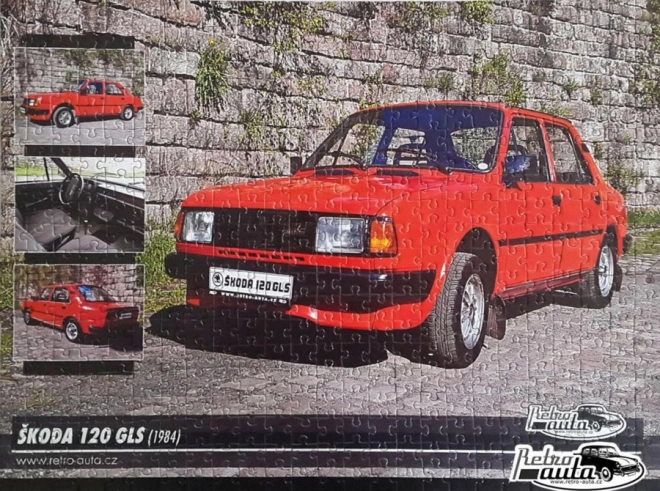 Retro avto sestavljanka Škoda 120 GLS (1984) 500 kosov
