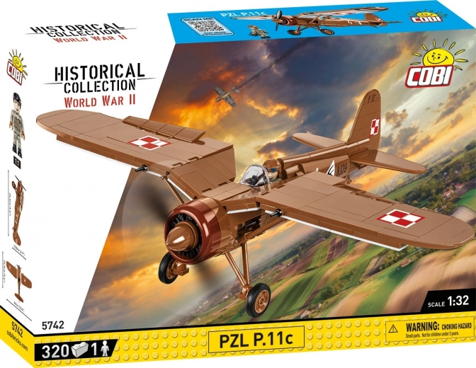 Komplet za sestavljanje letala PZL P.11c 1:32 – zgodovinska kolekcija