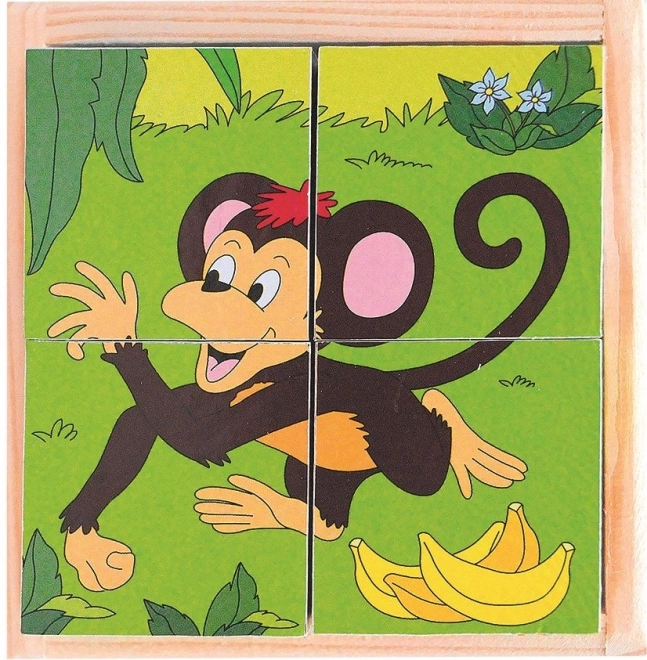 Zoo sestavljanka kocke