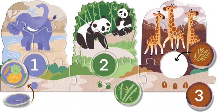 Učenje sledi in hrane skozi igro