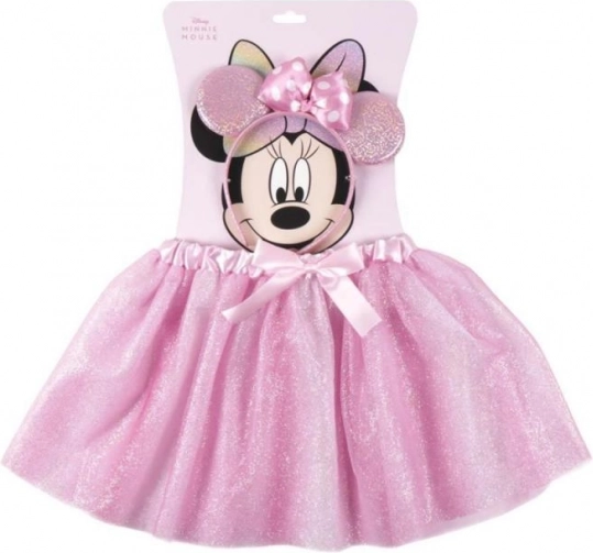 tutu krilo z obročem Minnie – bleščeč dekliški kostumski komplet
