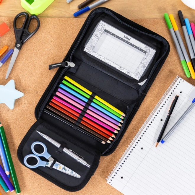Šolski set BAAGL: Zippy Plus Pixel Space - aktovka, puščica, vrečka