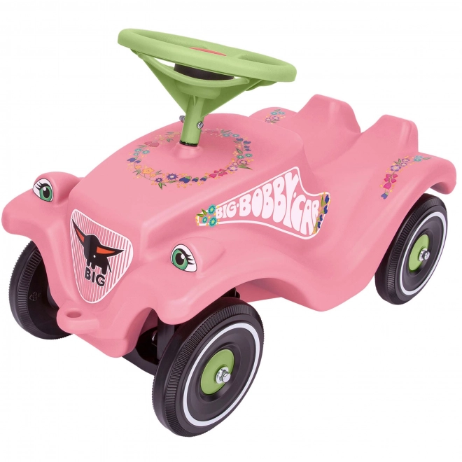 Avto poganjalec BIG BOBBY CAR CLASSIC roza z rožicami