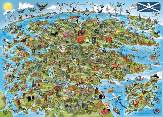 Sestavljanka To je Škotska 1000 kosov