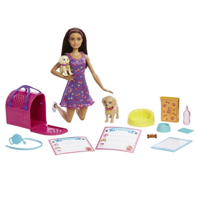 Barbie Lutka s psički HKD86