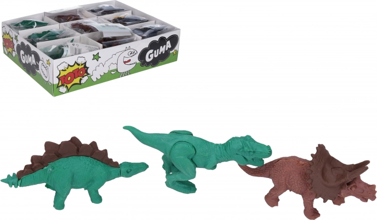 Radirka dinozaver – barvne radirke v obliki dinozavrov