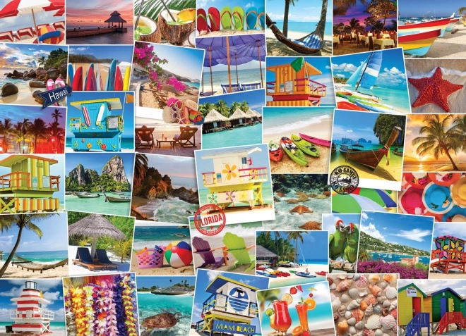 Eurographics sestavljanka Svetovljan – plaže, 1000 koščkov