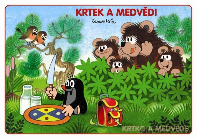 Pobarvanke Krt in medvedi