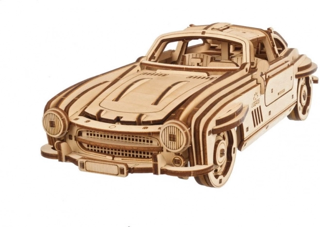 Ugears 3D lesena mehanska sestavljanka Auto Krilati Športni Coupe