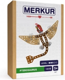 Kovinska sestavljanka Merkur Pterosaurus 145 kosov